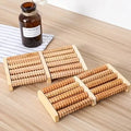 Wooden Roller Foot Massager – Natural Stress Relief & Foot Therapy Tool