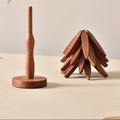 Creative Wooden Coaster Set – Tree Design Foldable Table Protector