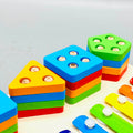 Wooden Montessori Xylophone & Shapes Column