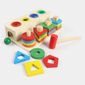 Wooden 2in1 Hammer Pounding & Shapes Column