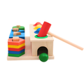 Wooden 2in1 Hammer Pounding & Shapes Column