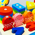 Wooden 4in1 Xylophone & Fishing Game