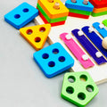 Wooden Montessori Xylophone & Shapes Column