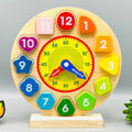 Wooden Pre-School Educational Clock