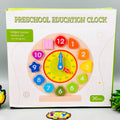 Wooden Pre-School Educational Clock