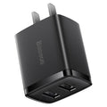 Baseus 10.5W Compact Mobile Charger Dual Port