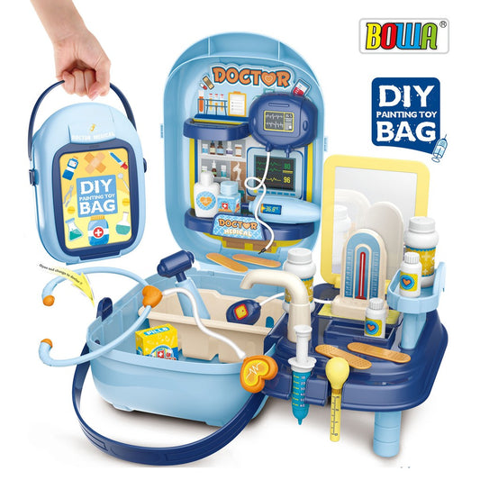 Bowa's Doctor Suitcase - DIY Painting Toy Bag