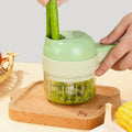 Rechargeable 4 In 1 Electric Vegetable Cutter