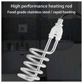 High performance coiled heating rod made of food grade stainless steel for rapid heating