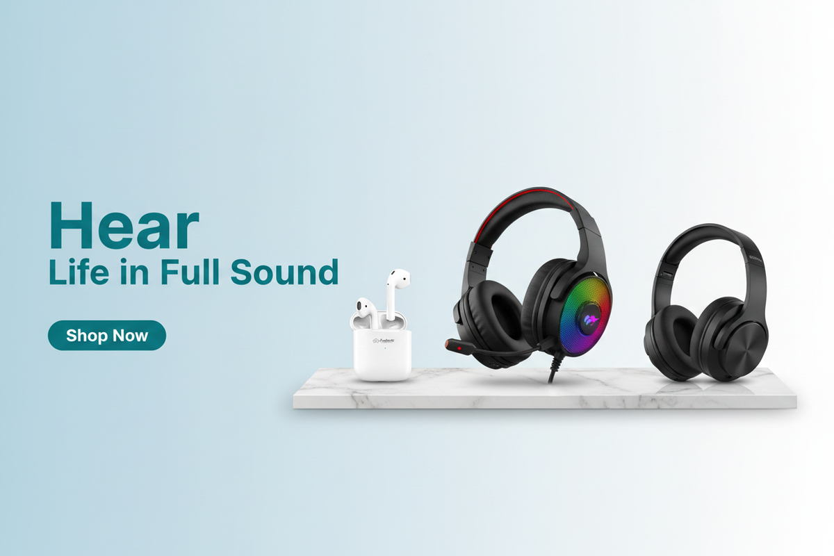 Earphones & Headsets Banner V3