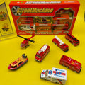 Street Machine Set of Die-Cast Fire Vehicles