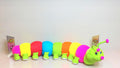 Colorful Soft Plush Catterpillar