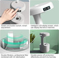 Modern smart water dispenser with one-button switch, LED time display, UV antibacterial filter, and dry burn protection