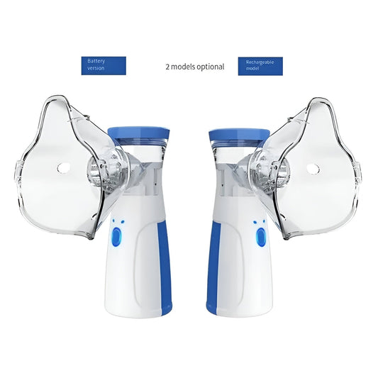 Portable Mesh Nebulizer Machine JSL-W302 with Masks & Mini Inhaler for Kids & Adults