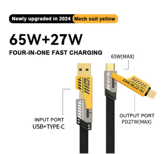 4-in-1 USB-C Fast Charging Cable