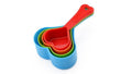 Heart Shaped Measuring Cups Multicolor