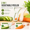 Vegetable Peeler and Julienne Cutter Set – 2 Dedicated Tools