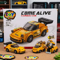 DIY 3in1 Porsche Famous Car Lego Bricks Set - 156Pcs